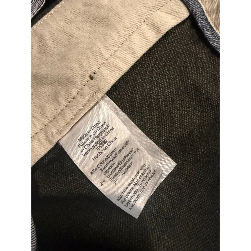 J.Crew Stretch Men's 31x32 484 Slim Gray Wool Blend Flat Front Dress Pants